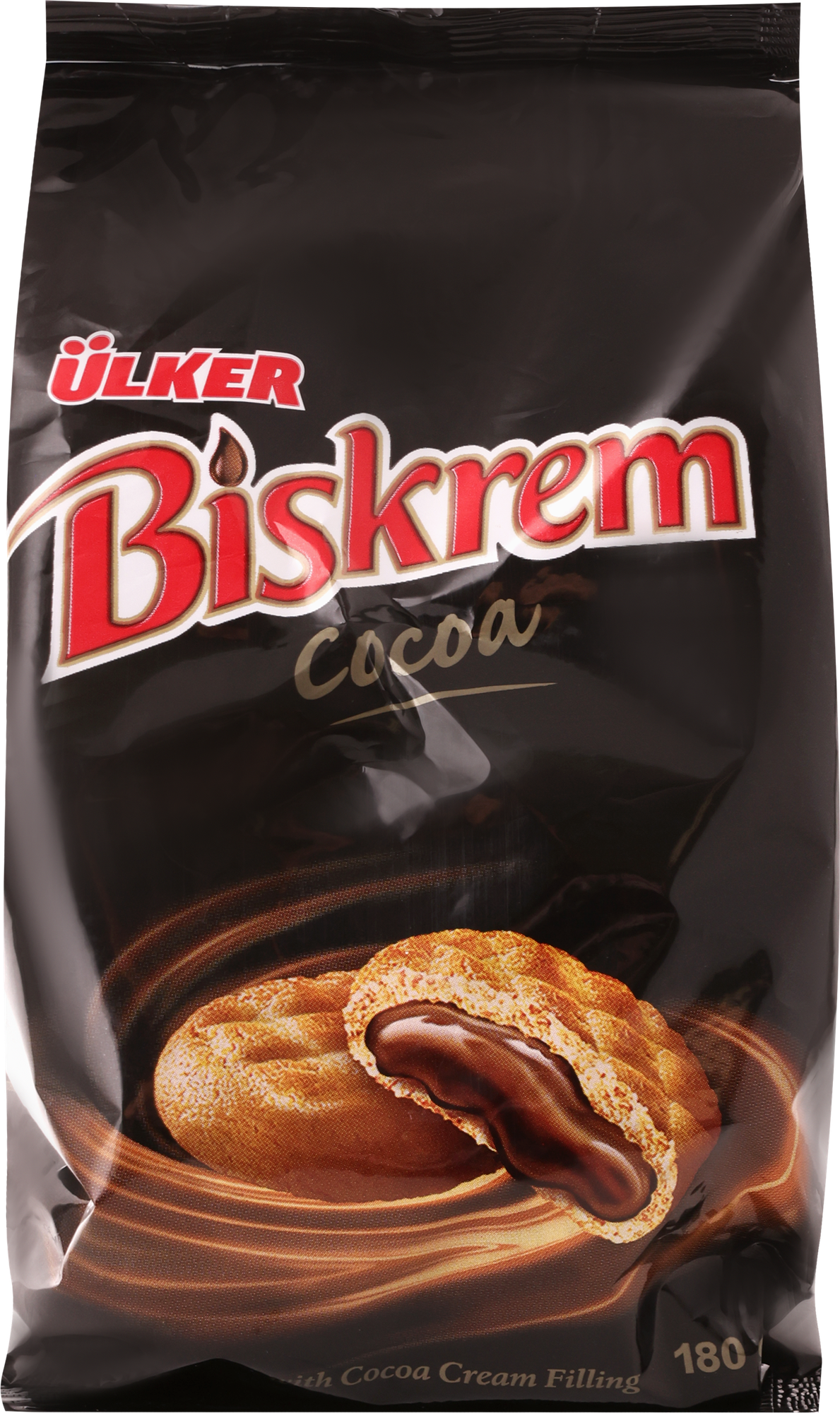 Печенье Biskrem 180г с какао кремовой начинкой Ulker